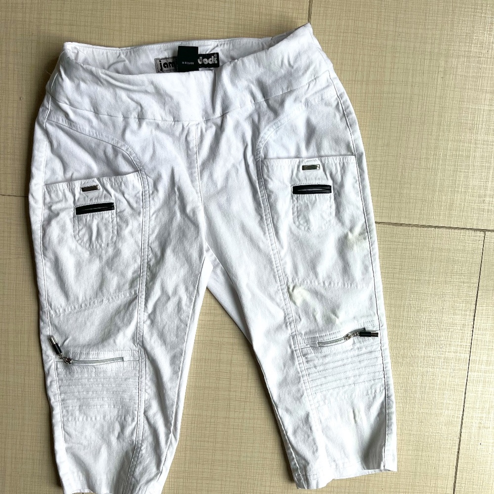 Jamie Sadock white golf shorts size 2